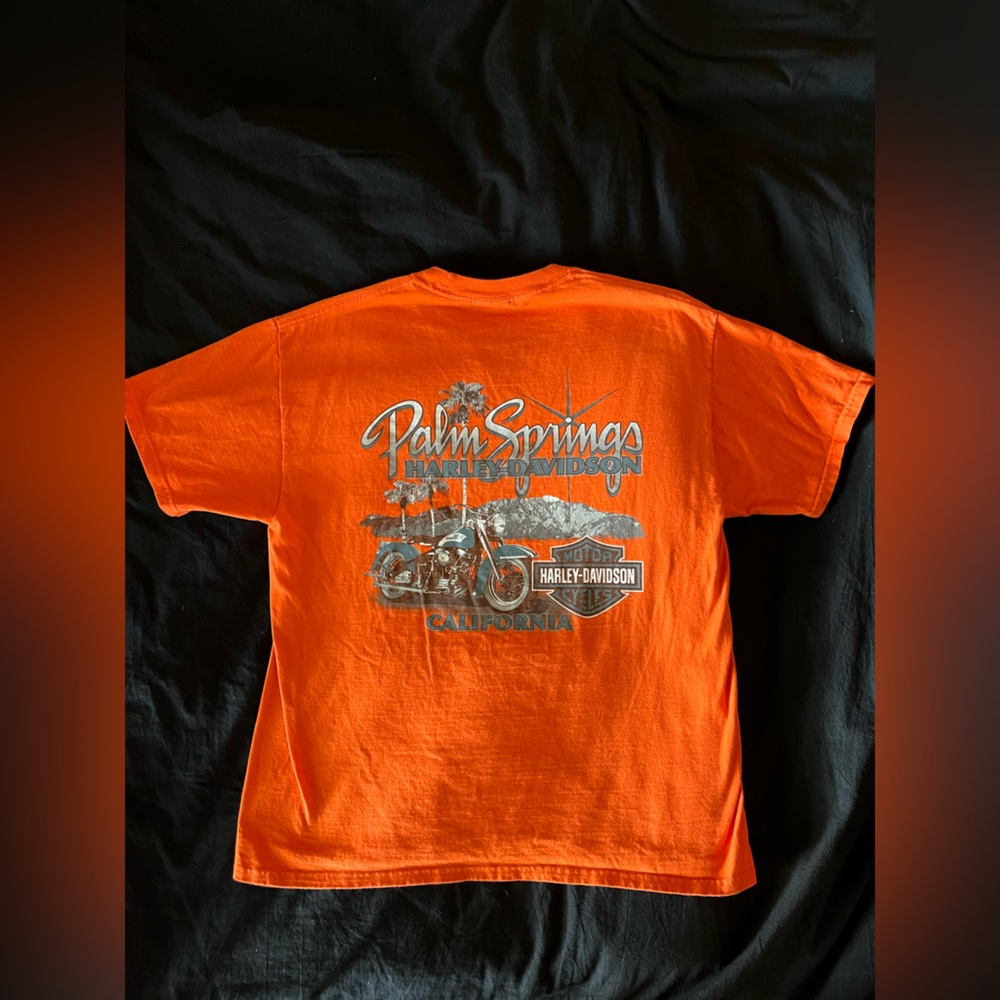 Harley-Davidson Short Sleeve Pocket Tee Palm Springs, California